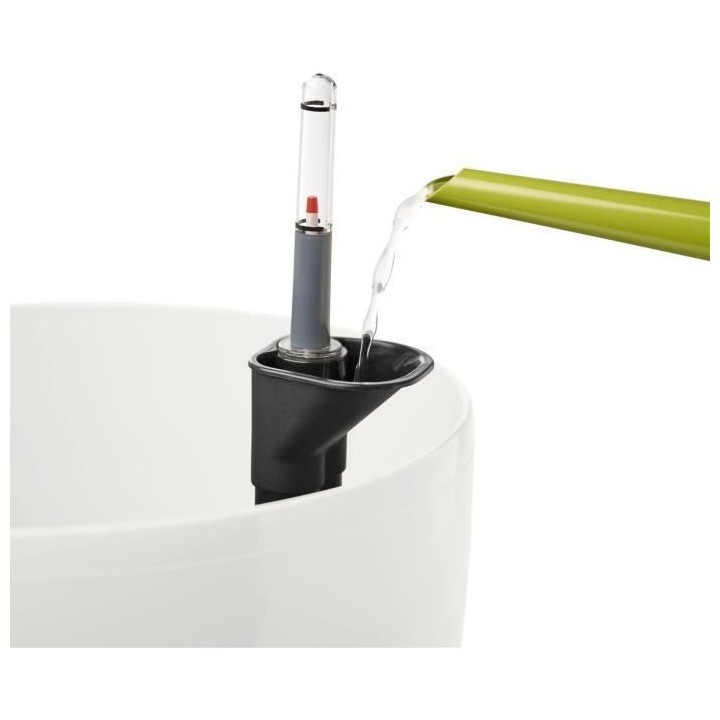 PoeTIC Pot de fleur Casa brillant Rond 25 - Blanc