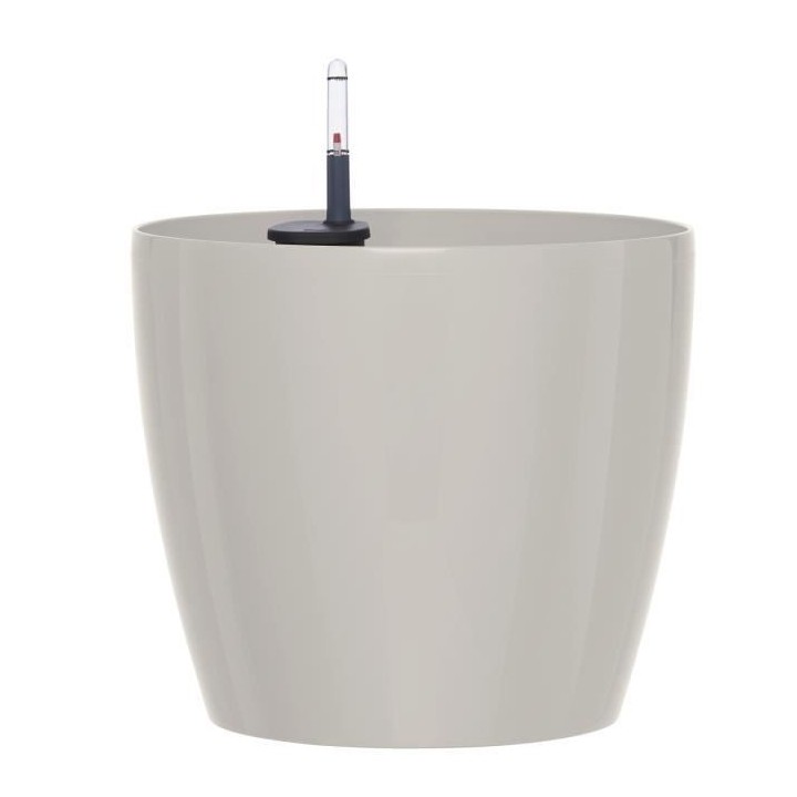 PoeTIC Pot Casa brillant Rond 30 - Gris soie