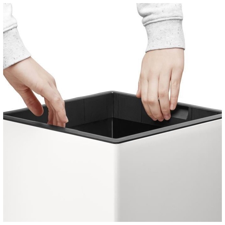 PoeTIC Bac Casa Mat Carré 30 - Blanc