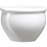 PoeTIC - Pot de fleur Siena Nobile 38 blanc effet gloss - Ø38 x H29 cm - 22 L