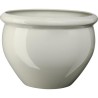 PoeTIC - Pot de fleur Siena Nobile 38 gris cendre effet gloss - Ø38 x H29 cm - 22 L