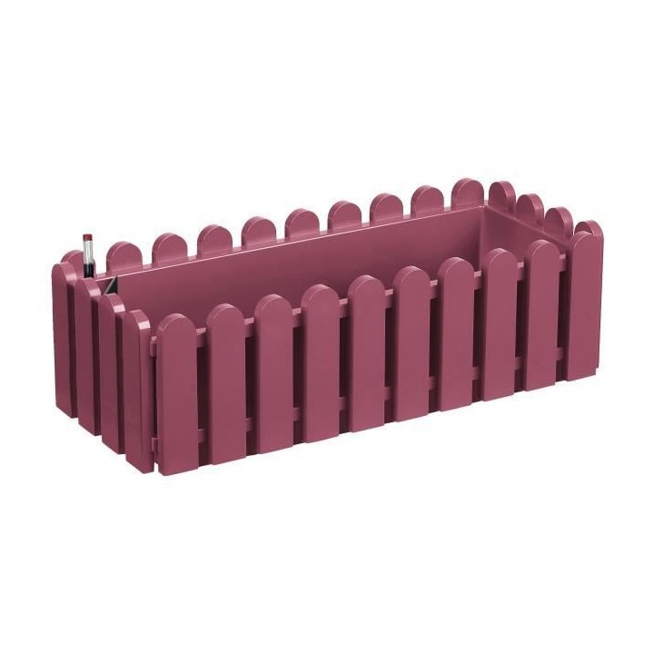 PoeTIC - Jardiniere Landhaus 50 framboise avec réserve d'eau - 46,6x1