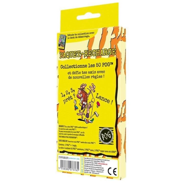 POG Booster Série 2 - 5 Pogs