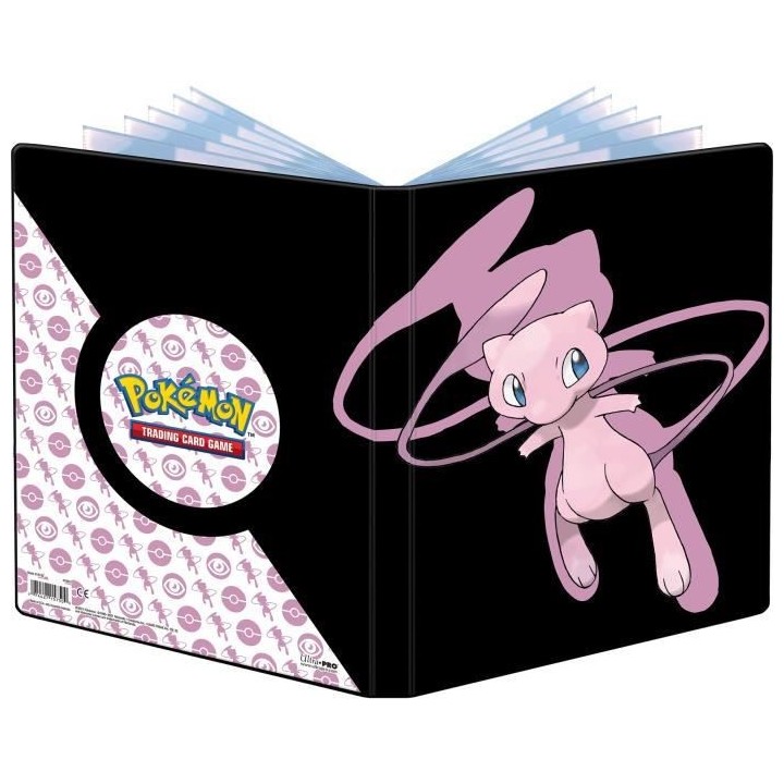 Pokémon : Pack Portfolio Mew Noir 180C | Age: 6+| Nombre de joueurs: