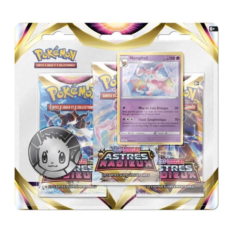 Pokémon EB10 : Pack 3 boosters | Age: 6+| Nombre de joueurs: 1-2