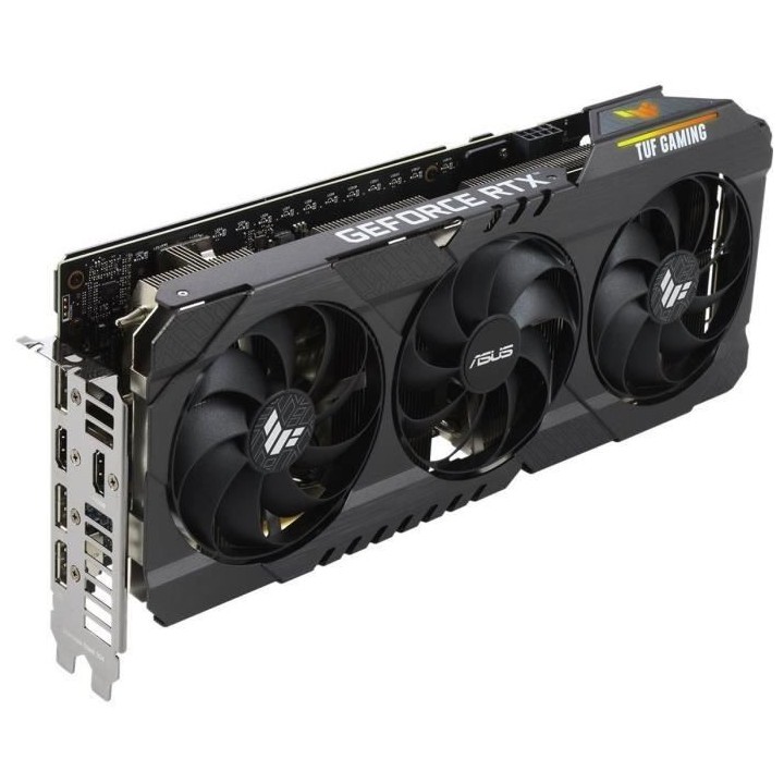 Carte Graphique - ASUS - RTX 3060 Ti - 8Go - V2 - GDDR6 - PCIe 4.0 - 3