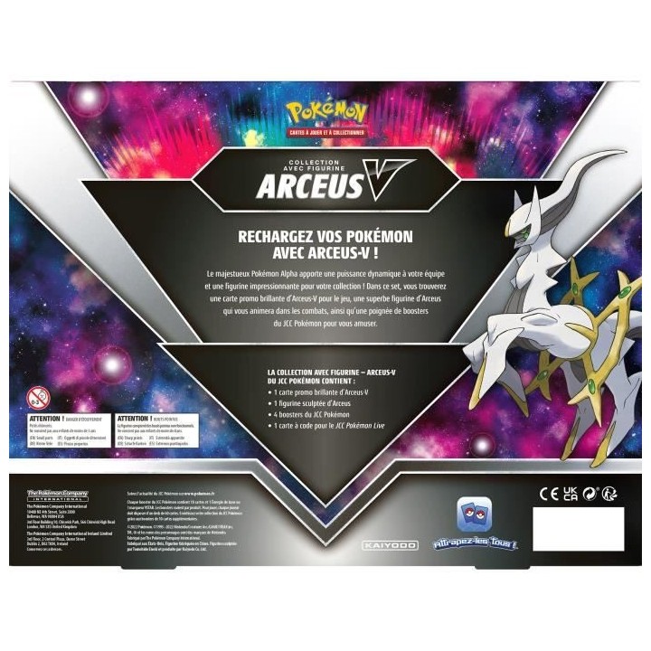 Pokémon : Coffret V (4 boosters) Avril 22 | Age: 6+| Nombre de joueur