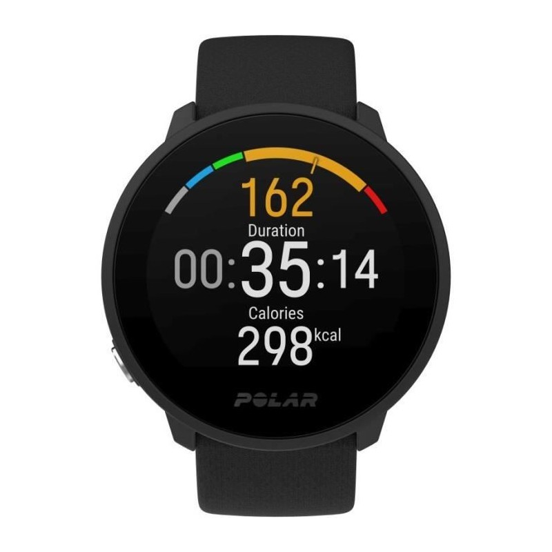 POLAR Montre fitness étanche Unite avec GPS S/L - Noir