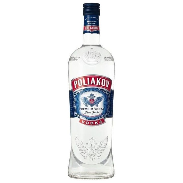 Vodka Poliakov - Vodka Russe - 37,5%vol - 100cl