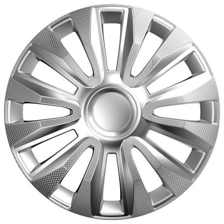 POLAIRE Enjoliveur Avalon Carbon Silver 16