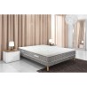 EXELLENCE COLLECTION Memo Ensemble matelas + sommier 140 cm - 600 Ressorts - 30 cm - 9 Zones - 3 cm mémo 52kg