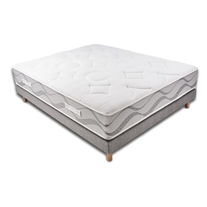 EXELLENCE COLLECTION Essentiel Ensemble matelas + sommier 160 cm - 720