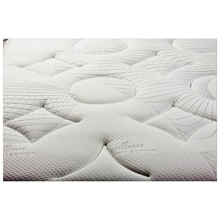 EXELLENCE COLLECTION Essentiel Ensemble matelas + sommier 160 cm - 720