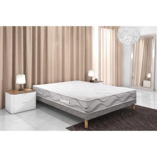 EXELLENCE COLLECTION Essentiel Ensemble matelas + sommier 140 cm - 600