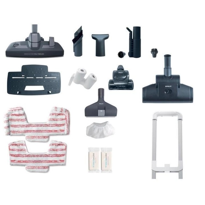 POLTI Unico MCV80 Total Clean & Turbo Multifonction 3 en 1 Aspirateur