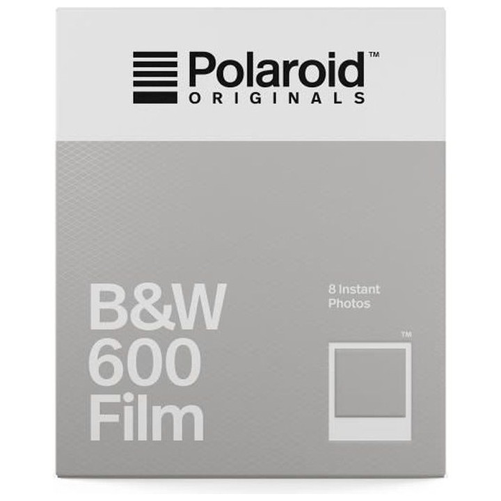 Polaroid - Films instantanés noir & blanc 600 - Pack de 8 films - ASA
