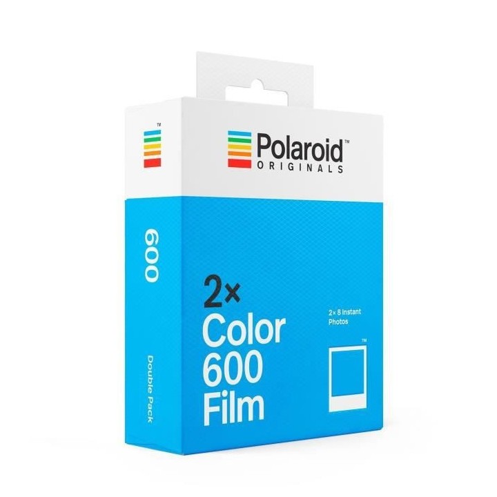 Polaroid - Double pack de films instantanés couleur 600 - 16 films -