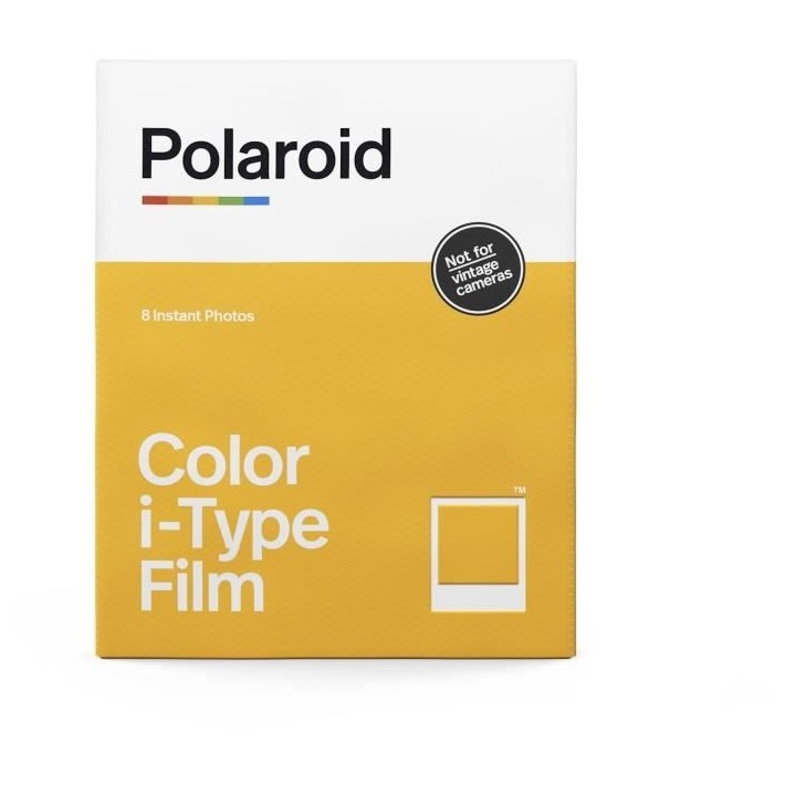 Polaroid - Films instantanés couleur i-Type - Pack de 8 films - ASA 6