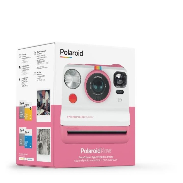 Polaroid Now - Appareil photo instantané - Autofocus - Double exposit