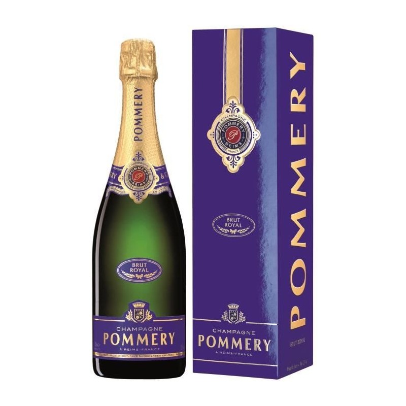 Champagne Pommery Brut Royal avec étui