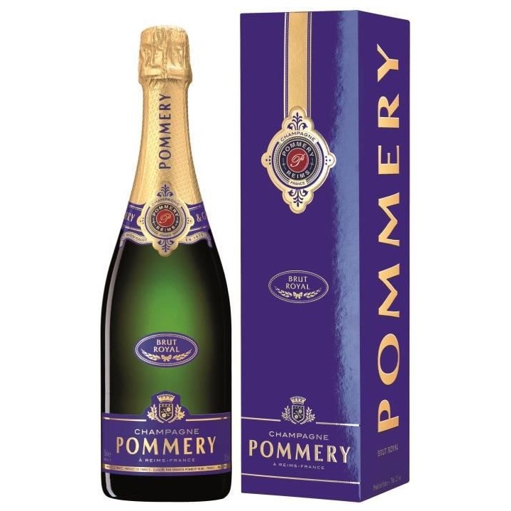 Champagne Pommery Brut Royal avec étui