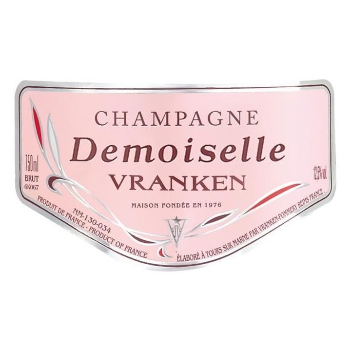 Champagne Vranken Demoiselle Rosé - 75 cl