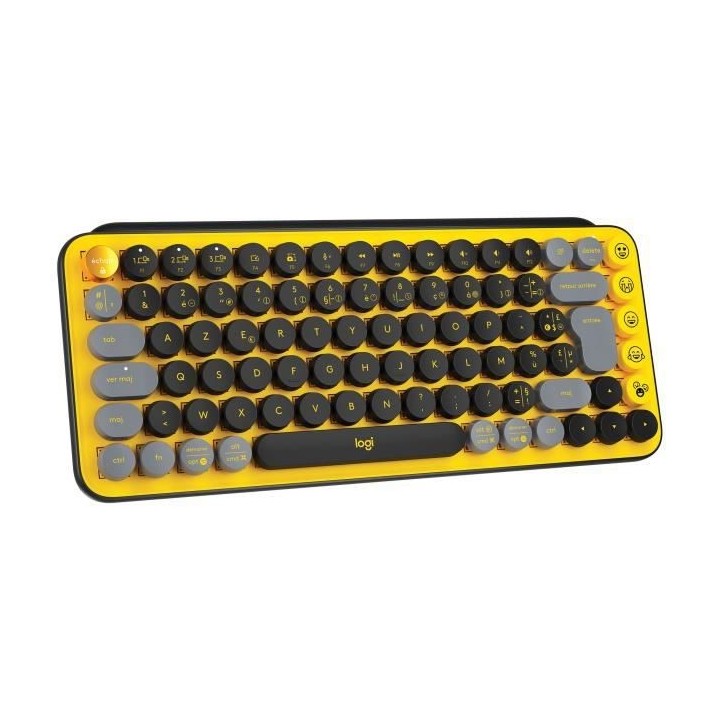 Clavier Sans Fil Logitech - POP Keys Mécanique avec Touches Emoji Per