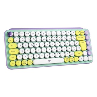Clavier Sans Fil Logitech POP Keys Mécanique avec Touches Emoji Perso