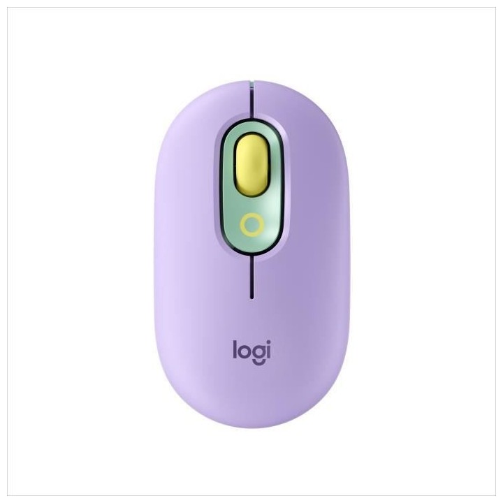 Souris Sans Fil Logitech POP Mouse avec Emojis Personnalisables, Bluet