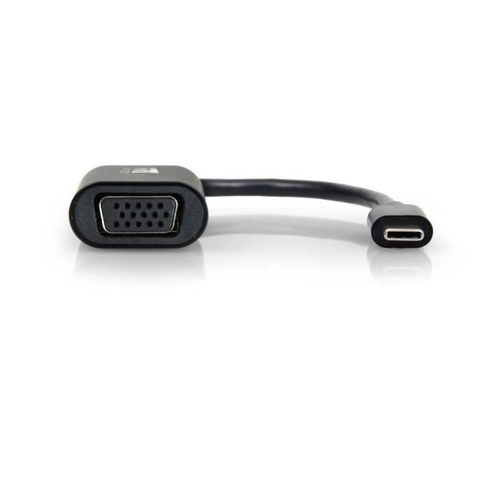 PORTDESIGNS Convertisseur USB Type C vers VGA - Compatible Windows / M