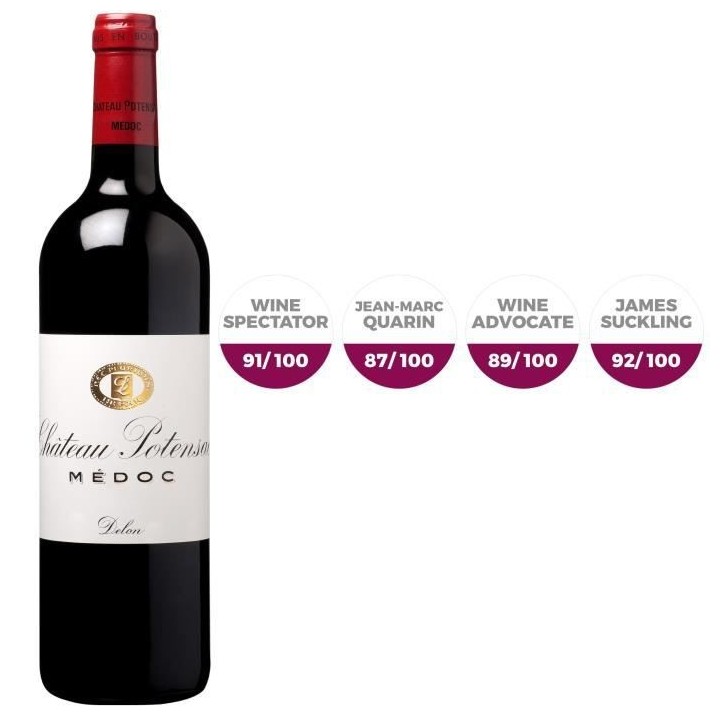 Château Potensac 2017 Médoc Grand Cru - Vin rouge de Bordeaux