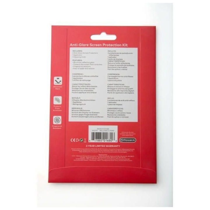 NINTENDO SWITCH Protecteur écran anti-reflet