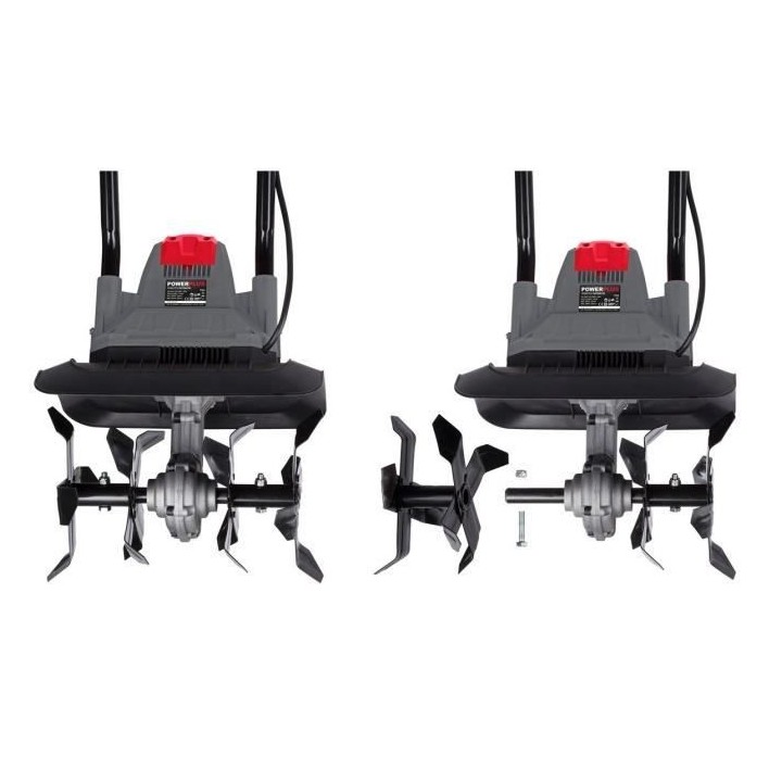 POWERPLUS Motobineuse électrique 1050W 32cm 4 fraises