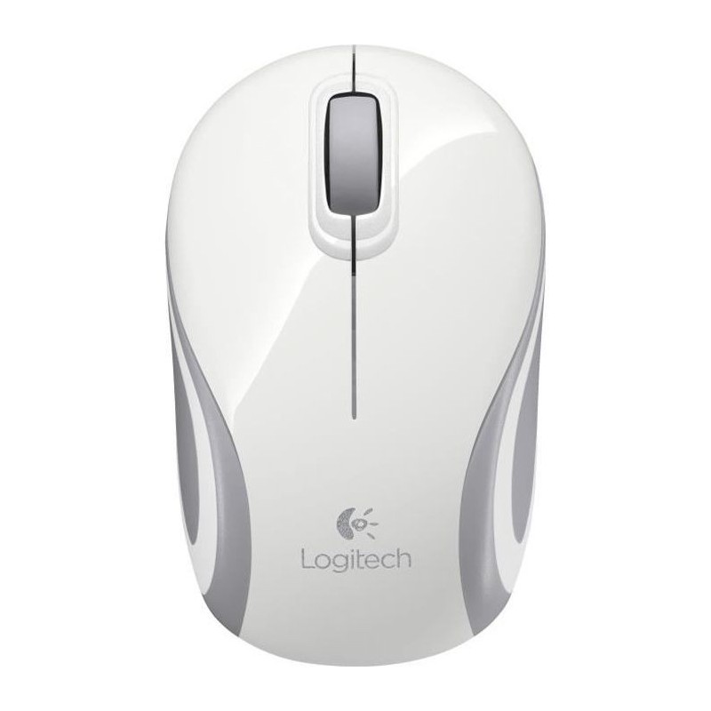 LOGITECH - Souris mini sans fil optique M187 - Blanc