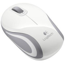 LOGITECH - Souris mini sans fil optique M187 - Blanc