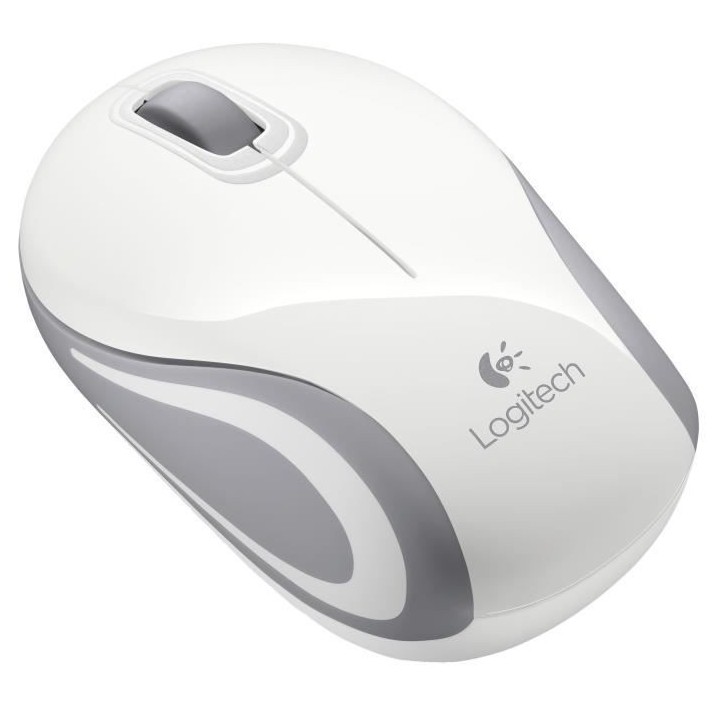 LOGITECH - Souris mini sans fil optique M187 - Blanc