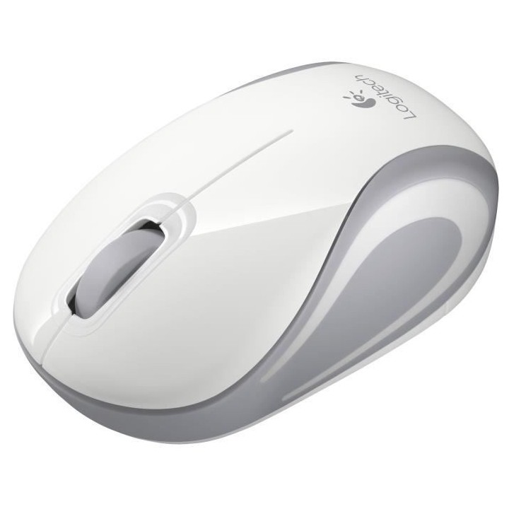 LOGITECH - Souris mini sans fil optique M187 - Blanc