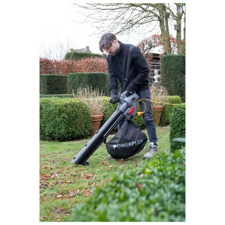 POWERPLUS Aspirateur souffleur broyeur de feuilles 3300W POWEG9013