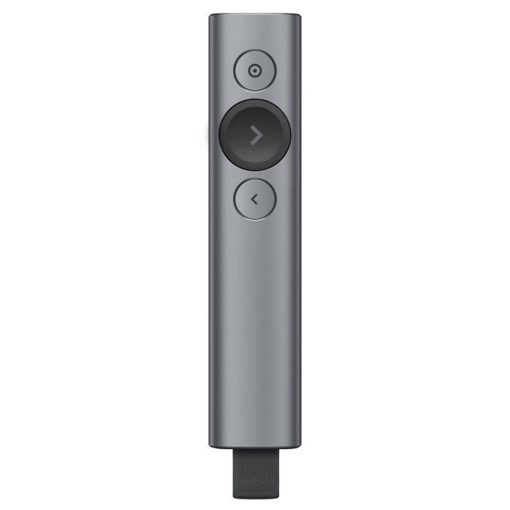 LOGITECH Pointeur SPOTLIGHT PRESENTER Gris