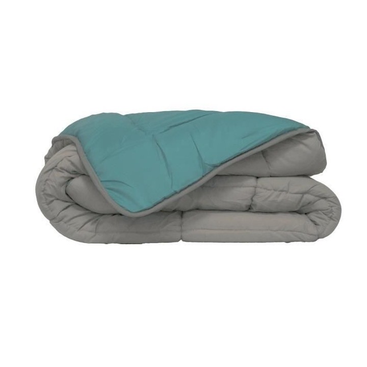 HUDSON Couette légere Microfibre 200g/m² 240x260cm Galet & Lac