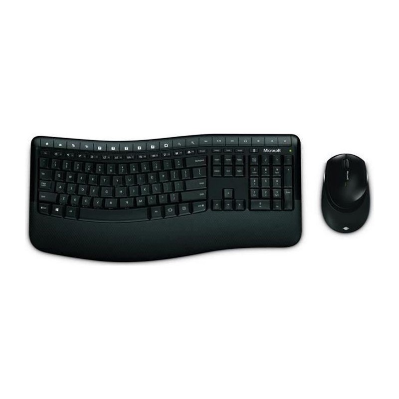 MICROSOFT Wireless Comfort Desktop - Ensemble clavier et souris - Sans fil - Récepteur USB - AZERTY