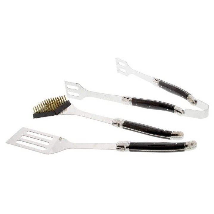 Coffret Barbecue 3 pieces, Inox et manche ABS -PRADEL EXCELLENCE - Bro