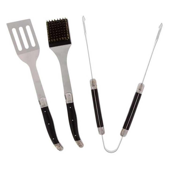 Coffret Barbecue 3 pieces, Inox et manche ABS -PRADEL EXCELLENCE - Bro