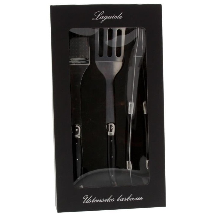 Coffret Barbecue 3 pieces, Inox et manche ABS -PRADEL EXCELLENCE - Bro