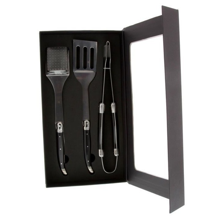 Coffret Barbecue 3 pieces, Inox et manche ABS -PRADEL EXCELLENCE - Bro
