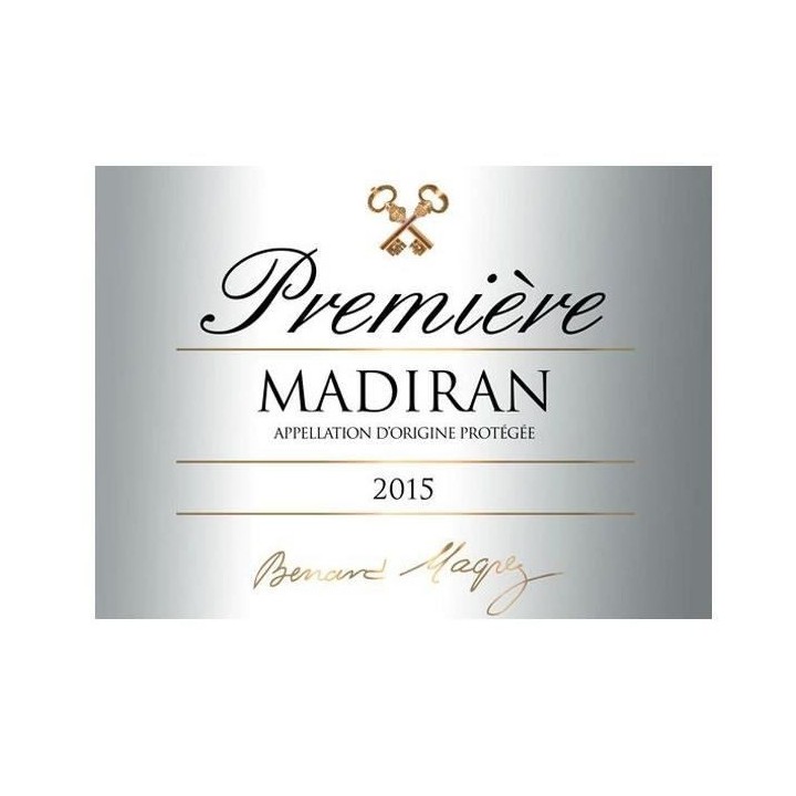 BERNARD MAGREZ Premiere Madiran 2015 - Vin rouge du Sud-Ouest