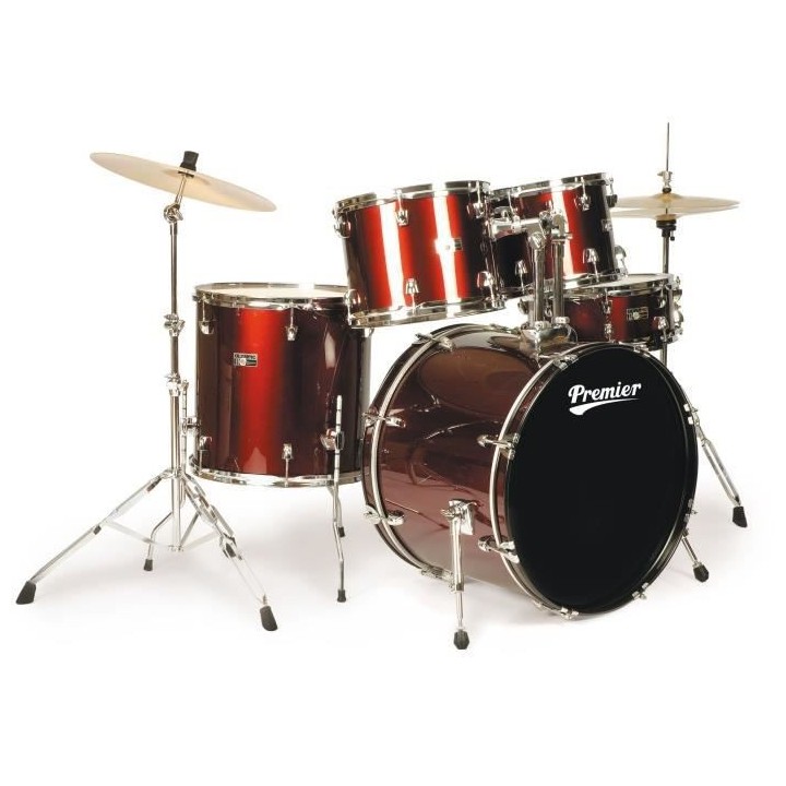 PREMIER Batterie OLYMPIC 5 fûts 20 red