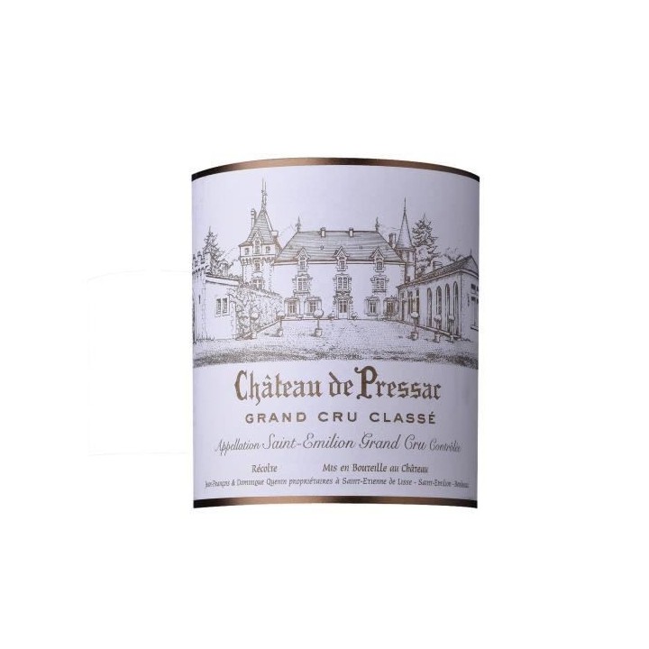 Château de Pressac 2014 Saint-Emilion Grand Cru - Vin rouge de Bordea