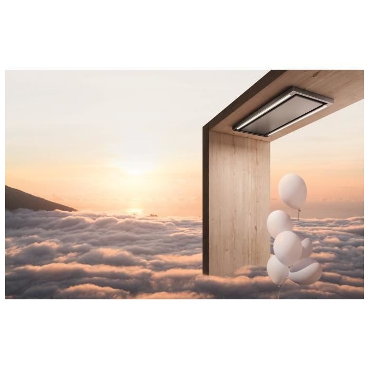 Hotte de plafond Cloud seven IX / A / 90 ELICA PRF0142094 - L 90 cm -