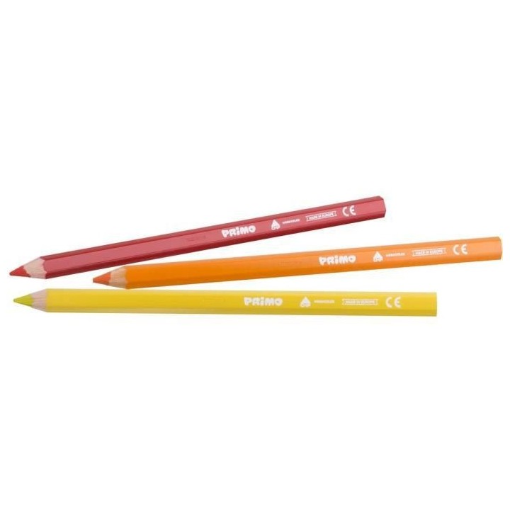 PRIMO  Lot de 120 Crayons de Couleur Jumbo - P511MAXI120